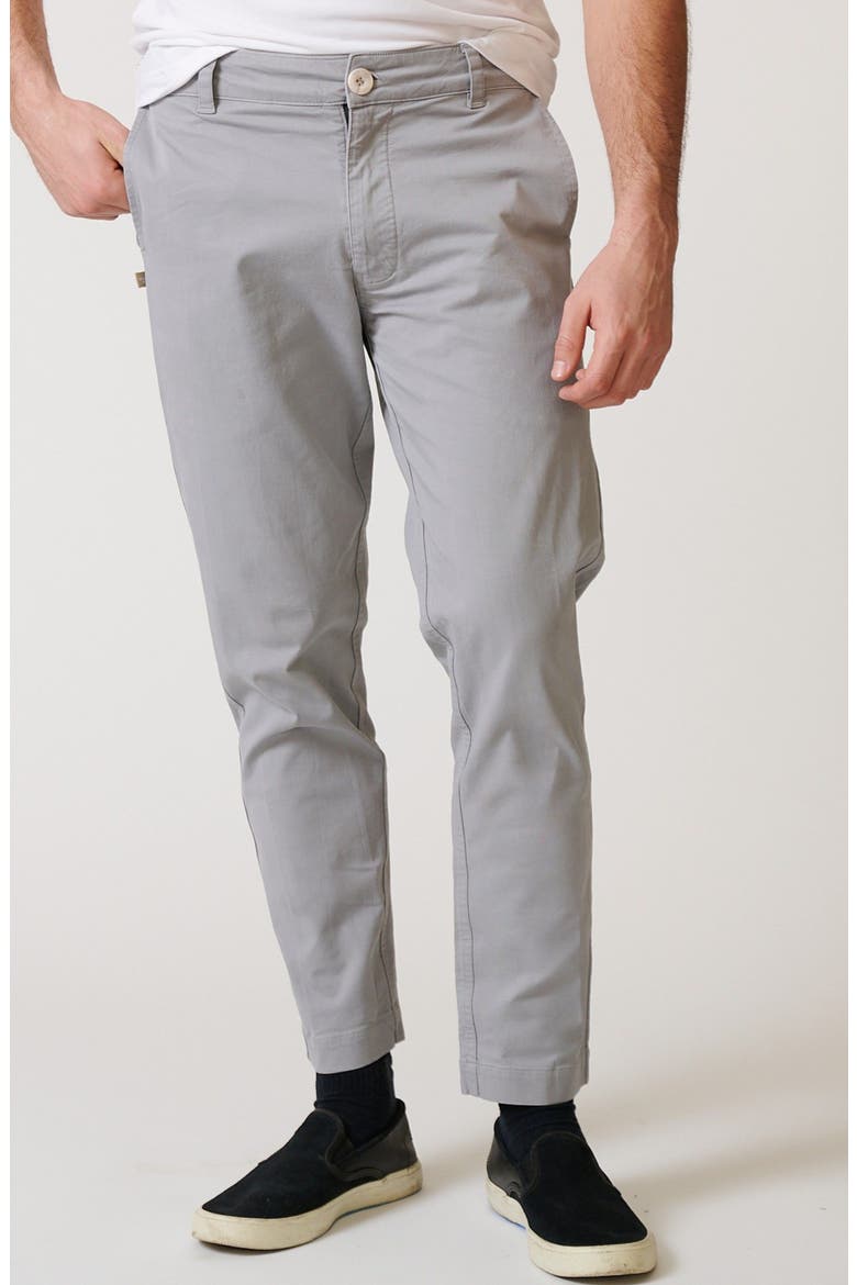 Stretch Cotton Chino Pant, Main, color, Acqua
