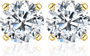 Bliss Diamond 2.50Ct T.W. Round Cut 14k Diamond Studs Lab Grown Women's Earrings