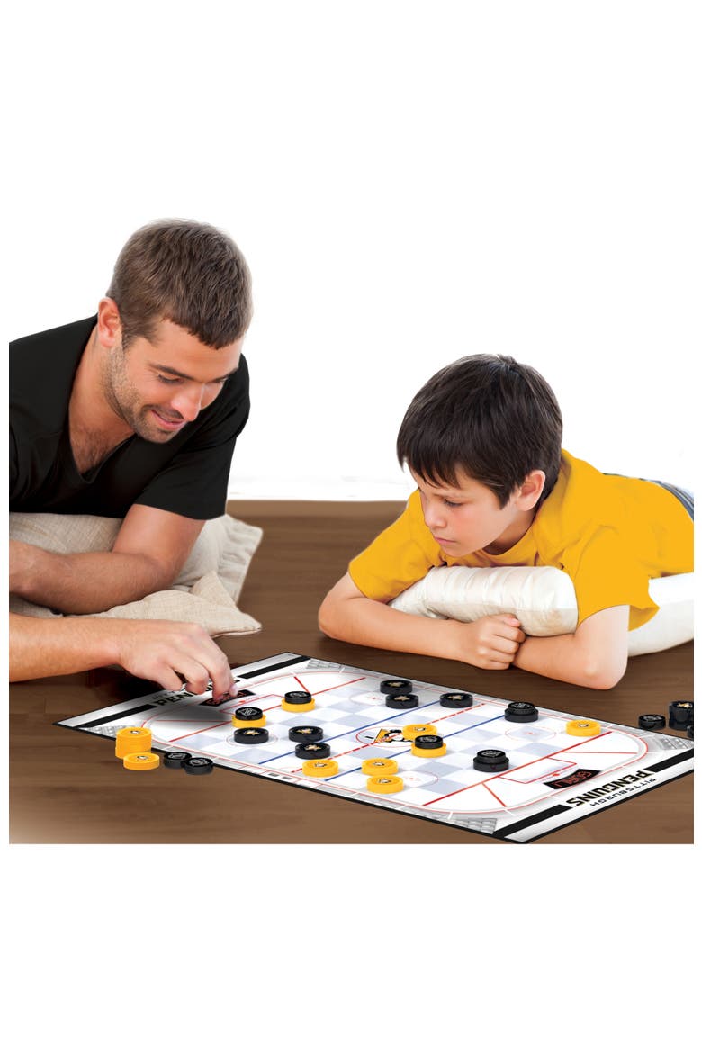 Pittsburgh Penguins Checkers Board Game, Alternate, color, Multicolor