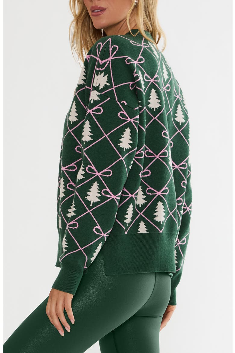 Callie Argyle Sweater, Alternate, color, GIFT WRAPPED ARGYLE