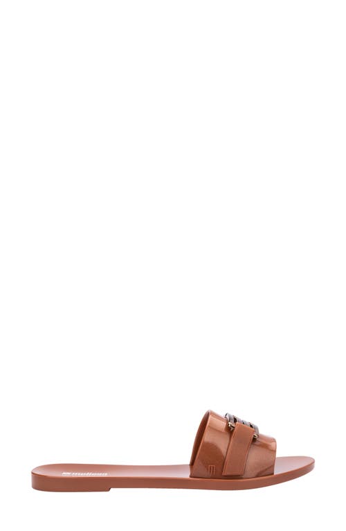 Melissa Babe Slide Sandal In Brown