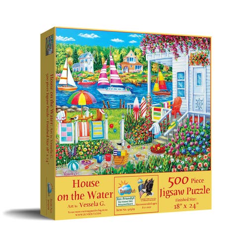 House on the Water 500 piece Jigsaw Puzzle for Adults