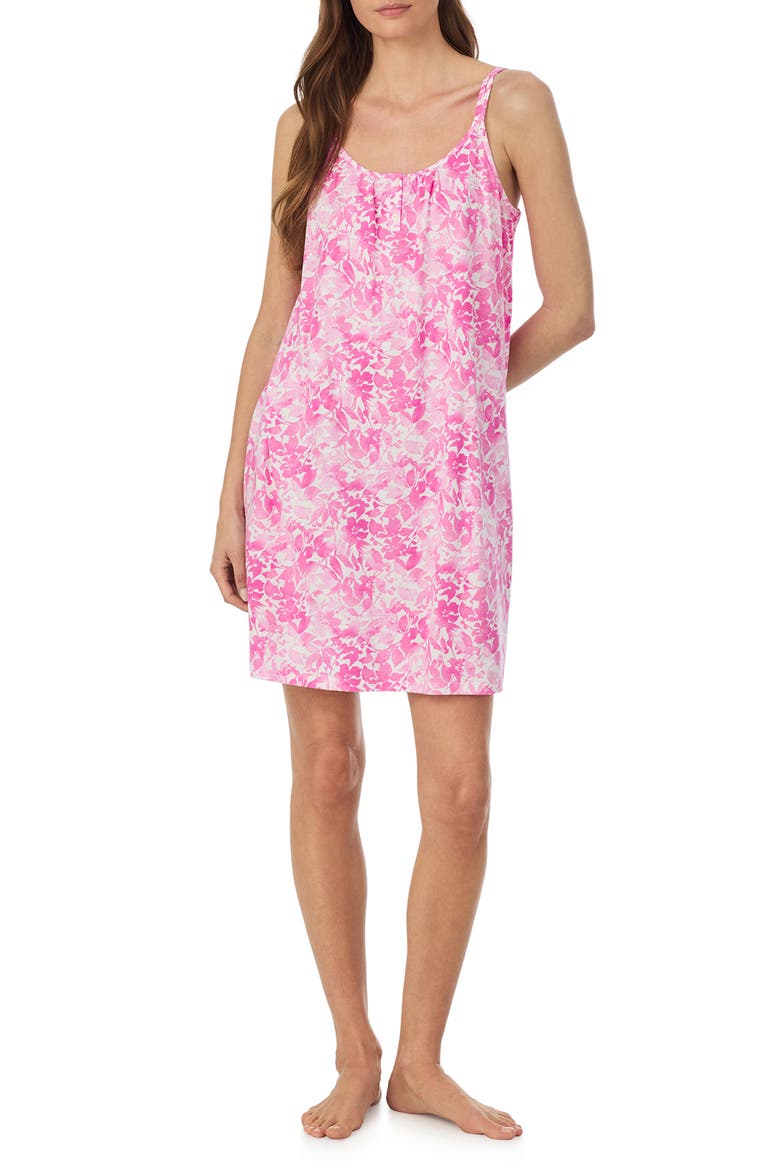 Double Strap Nightgown, Main, color, PINK FLORAL
