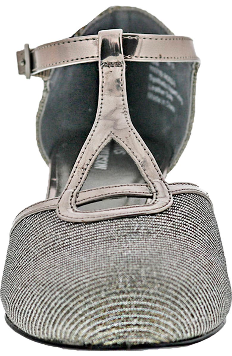 Ros Hommerson Heidi Kitten Heel Pump, Alternate, color, Silver Iridescent Glitter