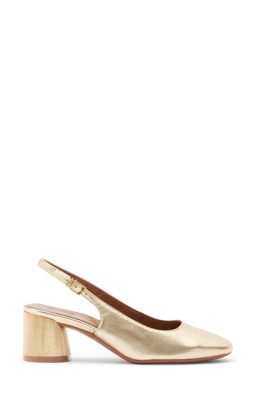 Naturalizer Lane Slingback Pump In Gold