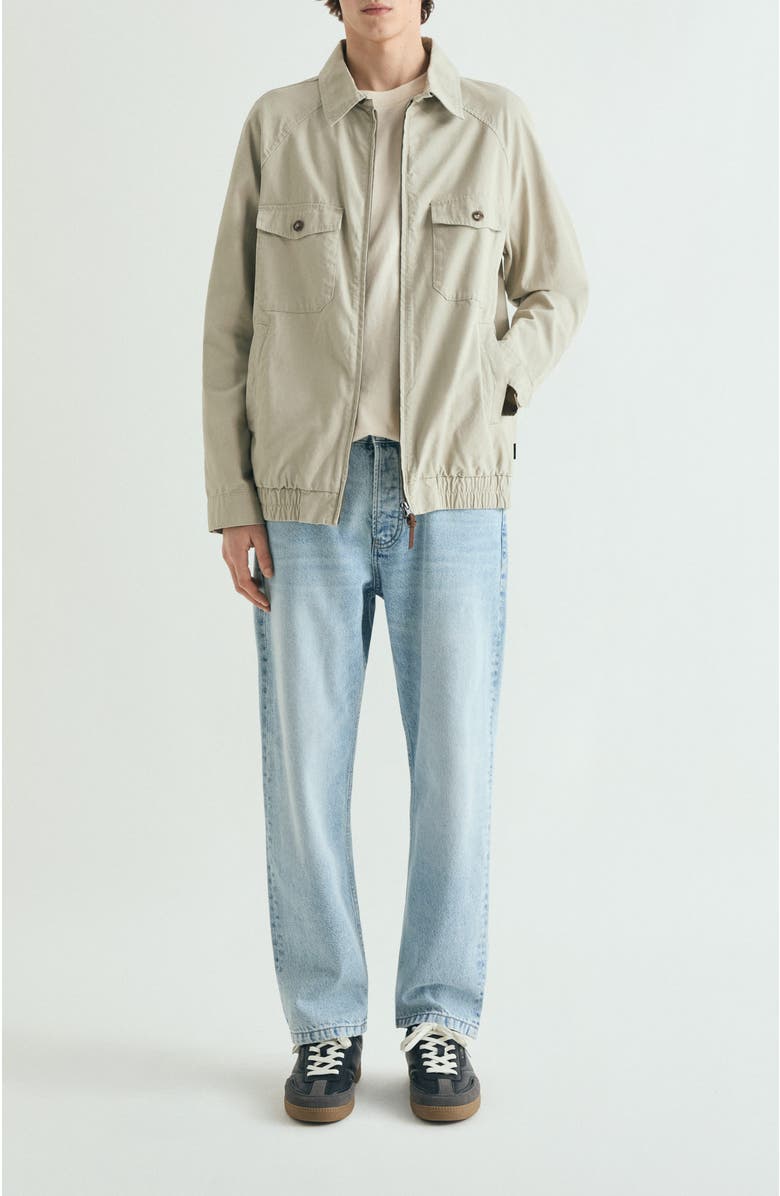 Scalpers Bober Raglan Sleeves Jacket, Alternate, color, Cream