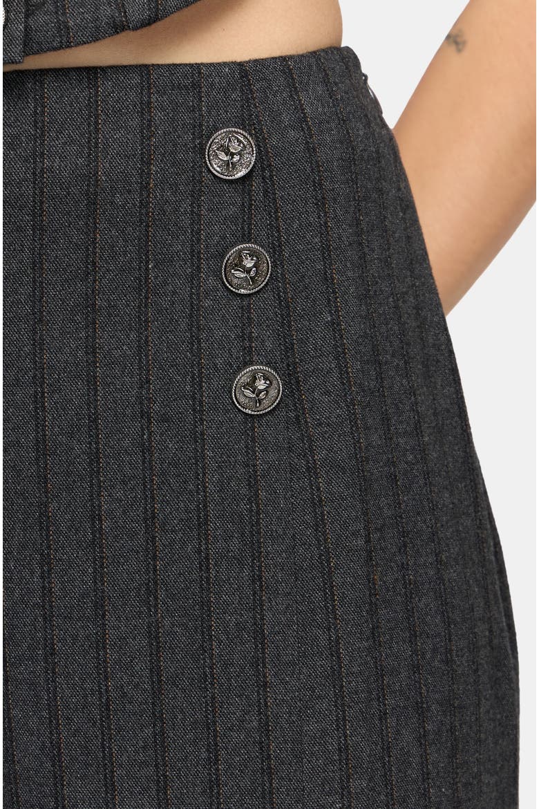 Blair Pinstripe Tailored Trouser, Alternate, color, Charcoal