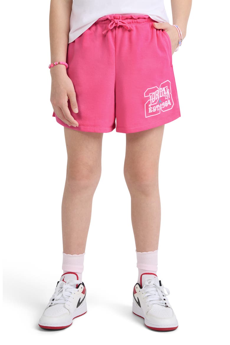 Kids' Diary Paperbag Shorts, Alternate, color, PINK GLOW