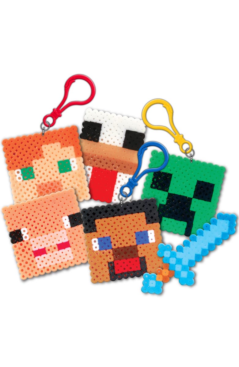 MINECRAFT Deluxe Pixel Art, Minecraft, 810 Piece DIY Bead Craft Kit, Kids 6+, Alternate, color, Multicolored