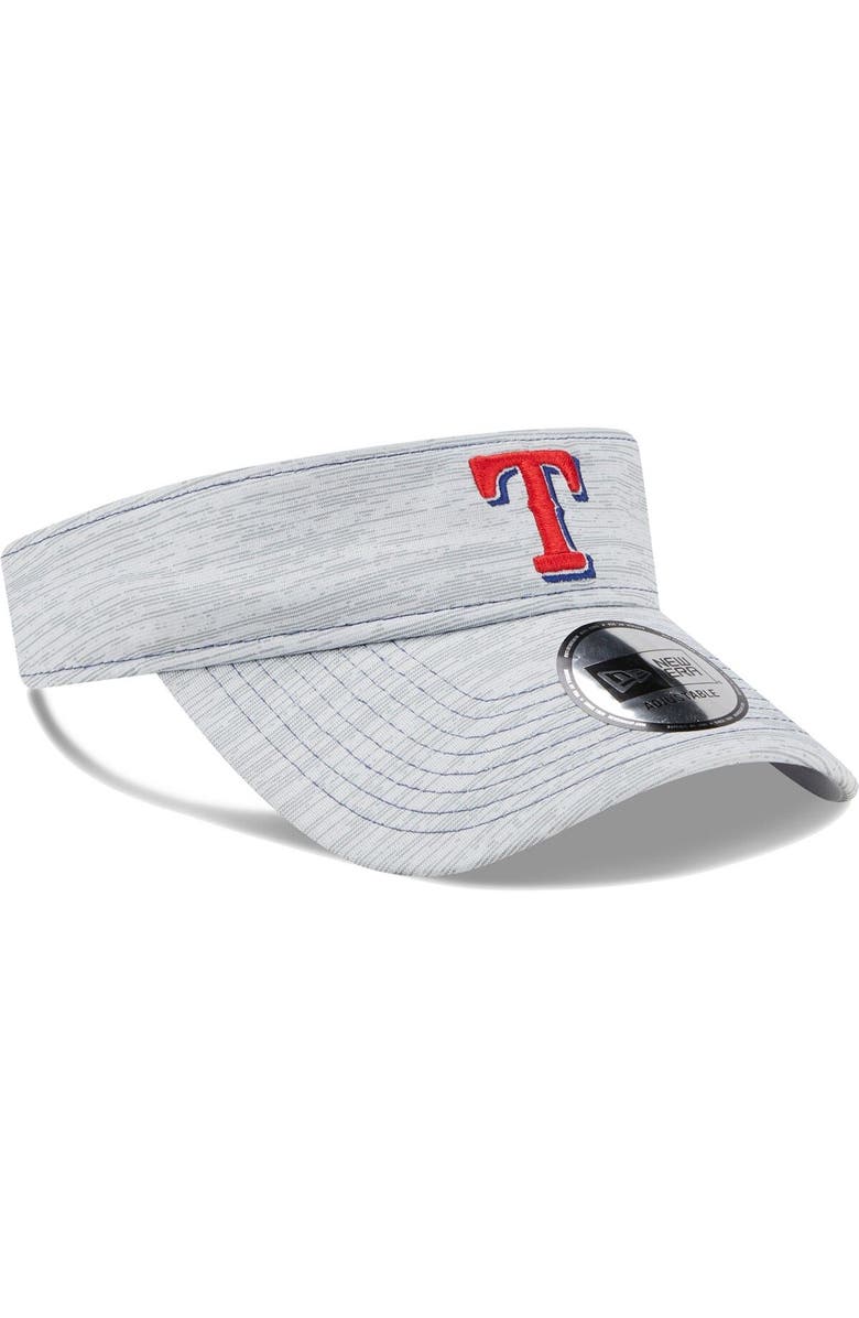 New Era Men's New Era  Gray Texas Rangers Adjustable Visor, Alternate, color, 