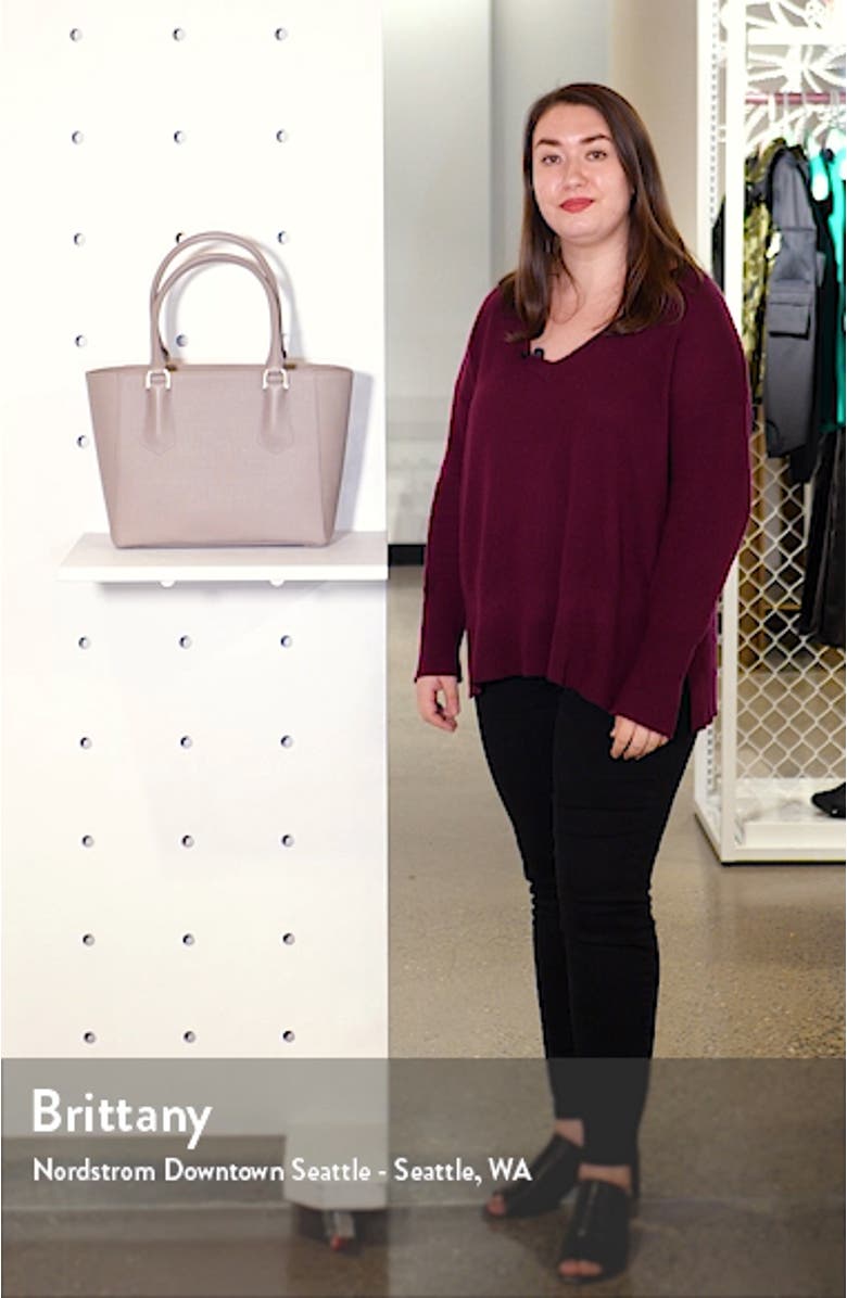 Signature Midi Coated Canvas Tote, sales video thumbnail