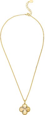 RIVKA FRIEDMAN Clover Pendant Necklace