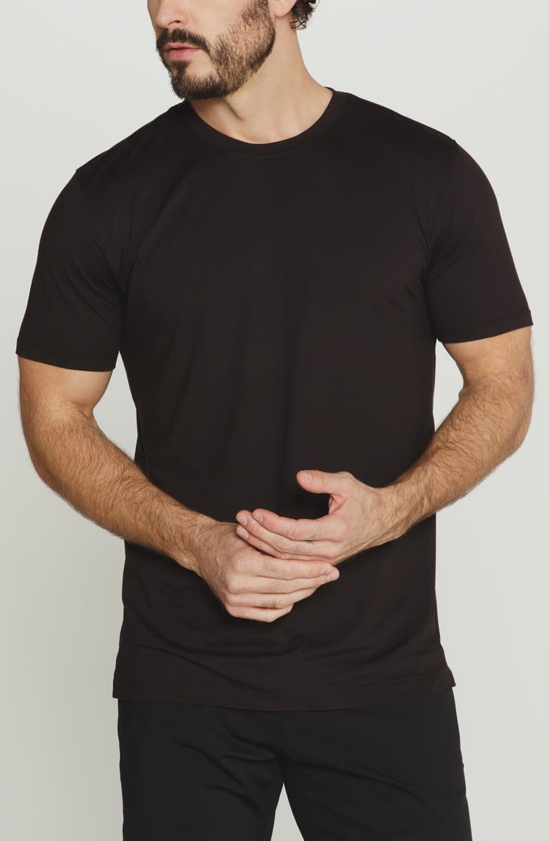 7 Diamonds Core Crewneck T-Shirt, Main, color, Black