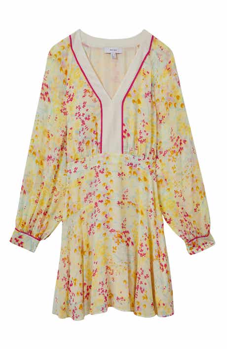 Reiss Molly Buttercup Long Sleeve Dress