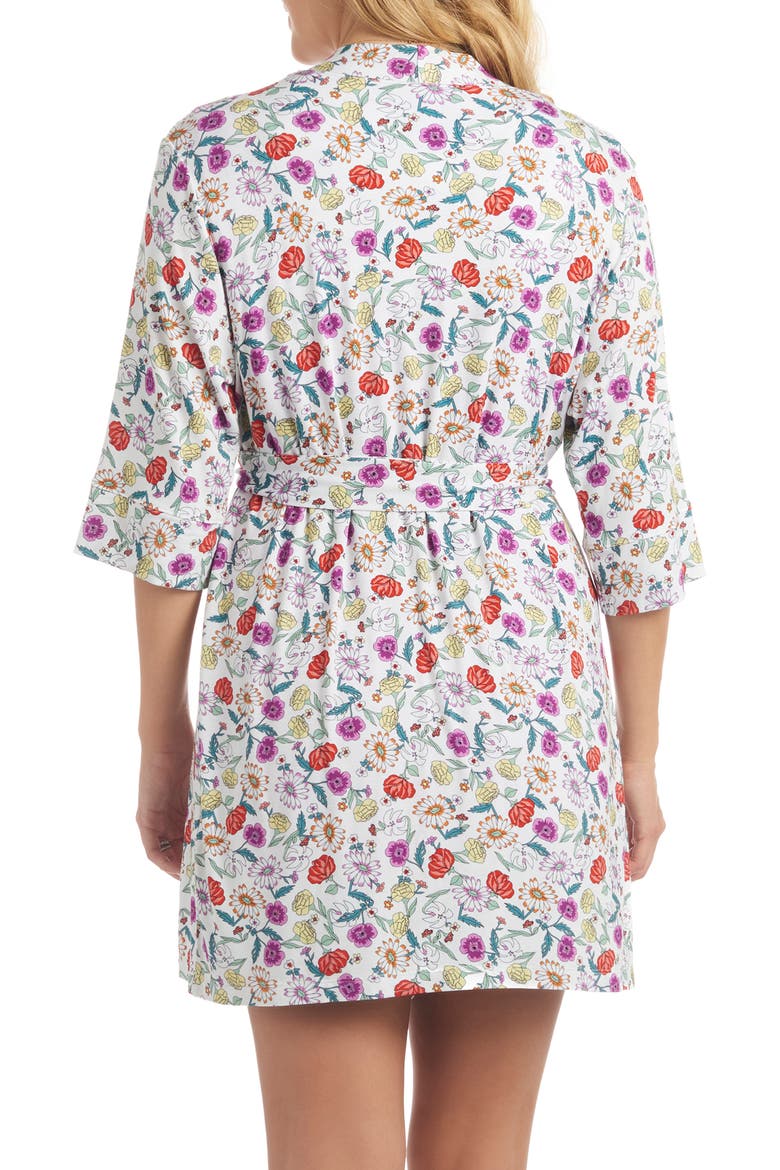 Adaline During & After 5-Piece Maternity/Nursing Sleep Set, Alternate, color, ZINNIA