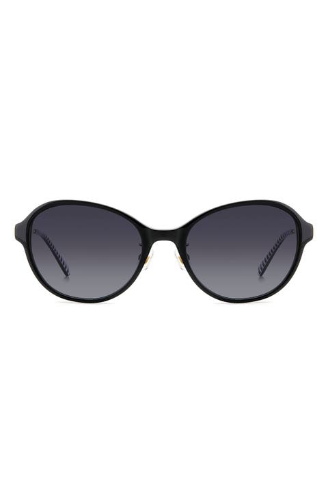 vonnie 56mm round sunglasses