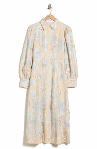 Nia Cotton & Linen Long Sleeve Shirtdress