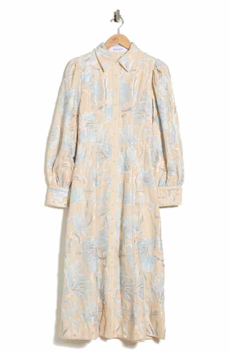 Nia Cotton & Linen Long Sleeve Shirtdress