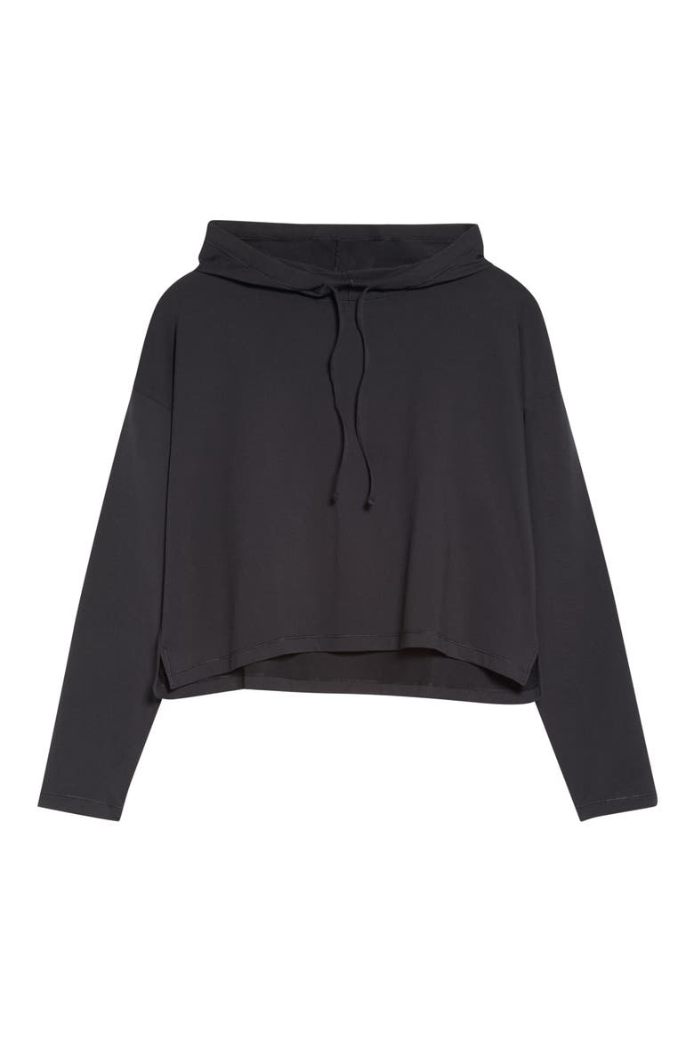 Relaxed Hoodie, Alternate, color, BLACK