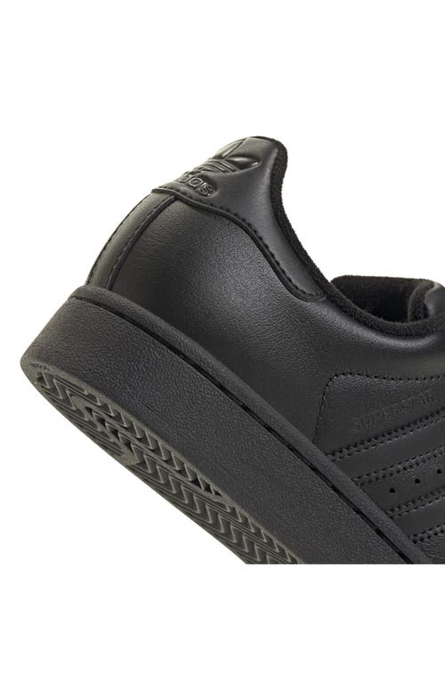 Adidas Originals Adidas Superstar Sneaker In Black/black/black