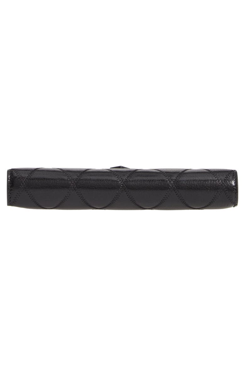 Givenchy GV3 Diamond Quilted Leather Wallet, Alternate, color,