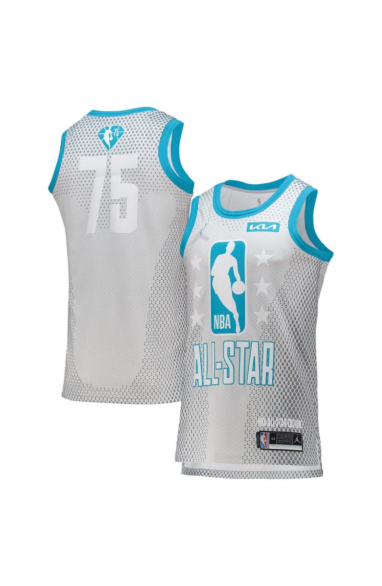 Nike Men's Jordan Brand White 2022 NBA All-Star Game 75th Anniversary Swingman Jersey, Main, color, White