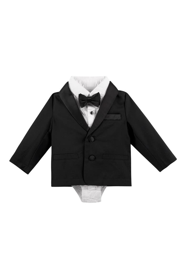 Four-Piece Tuxedo Set, Alternate, color, BLACK