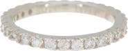 SUZY LEVIAN Sterling Silver Cubic Zirconia Eternity Ring