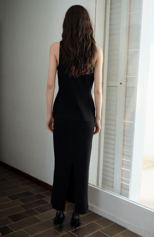 Mango Lulu Vest In Black