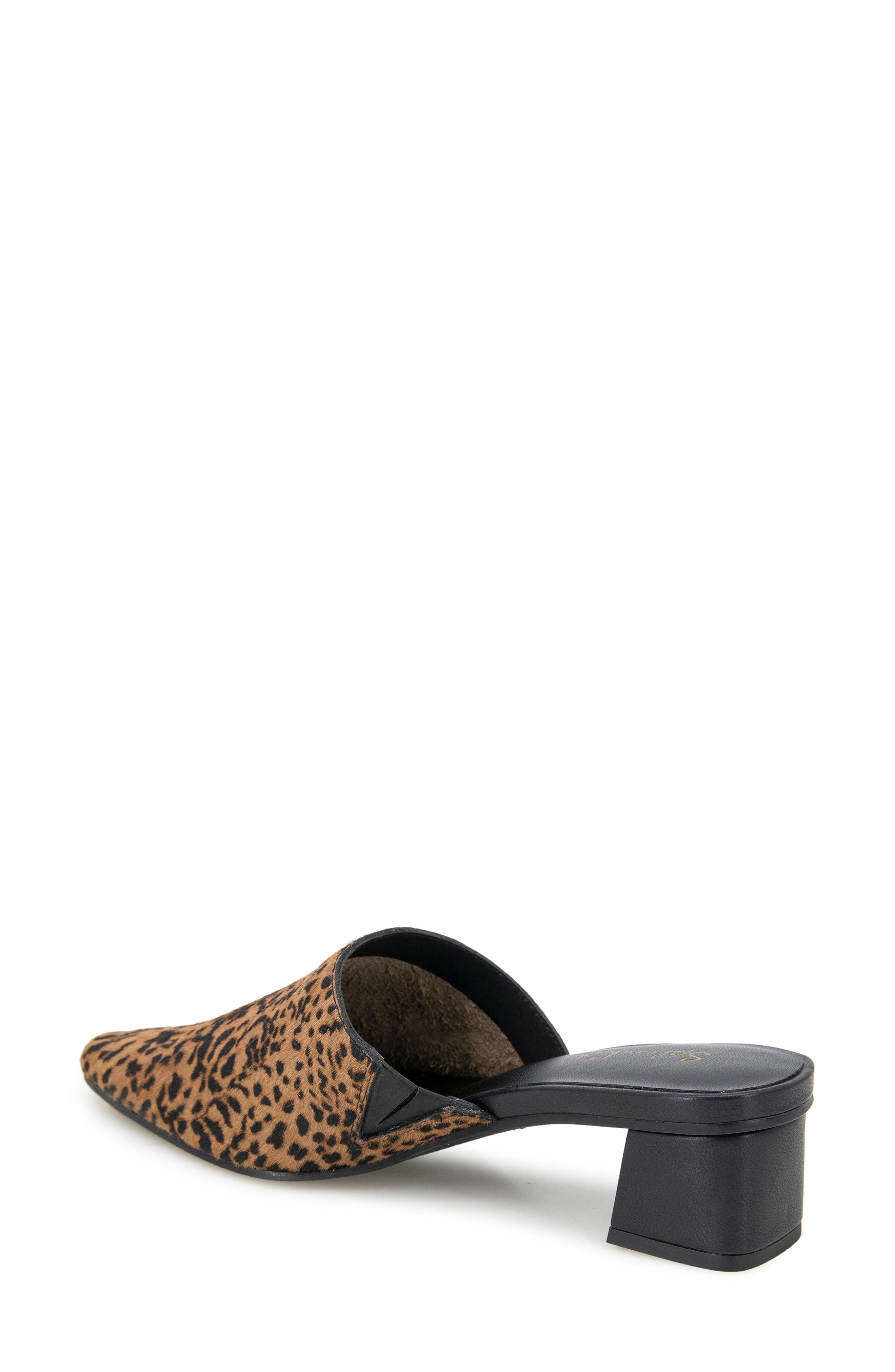 Lorelei Pointed Toe Mule, Alternate, color, CHEETAH
