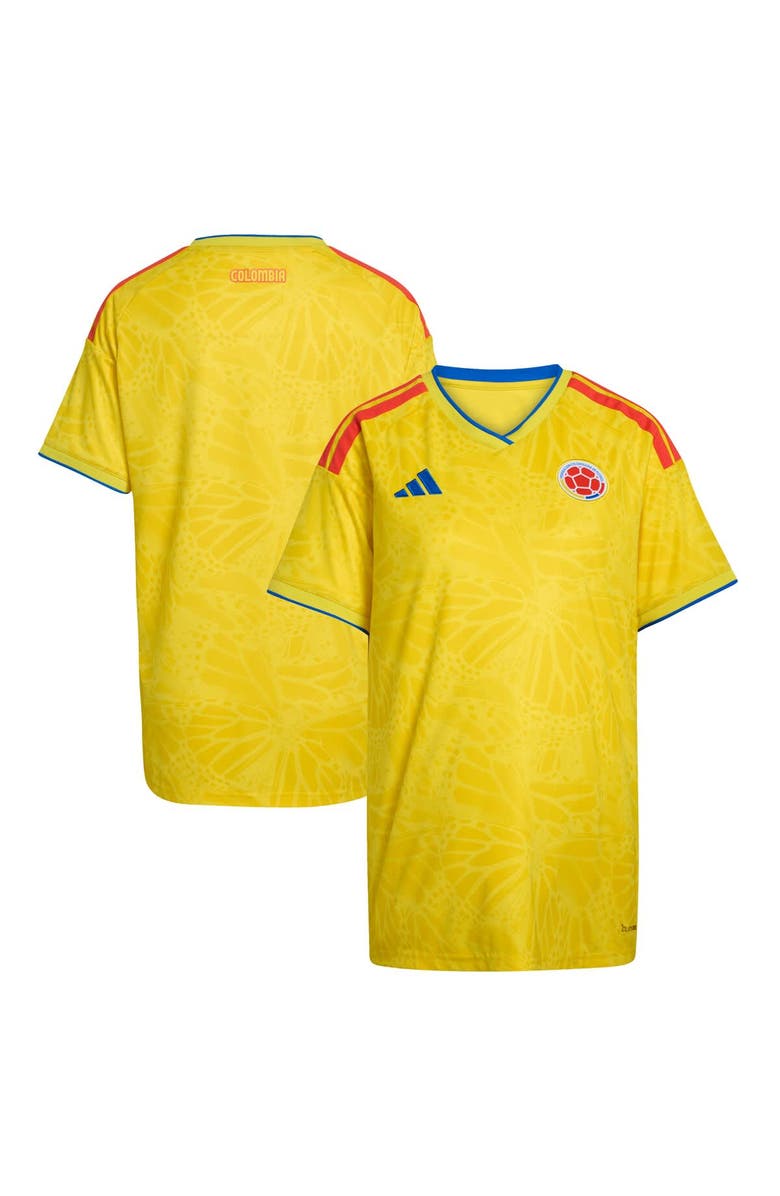 adidas Women's adidas  Yellow Colombia National Team FIFA x World Cup 2026 Home Replica Jersey, Main, color, Yellow