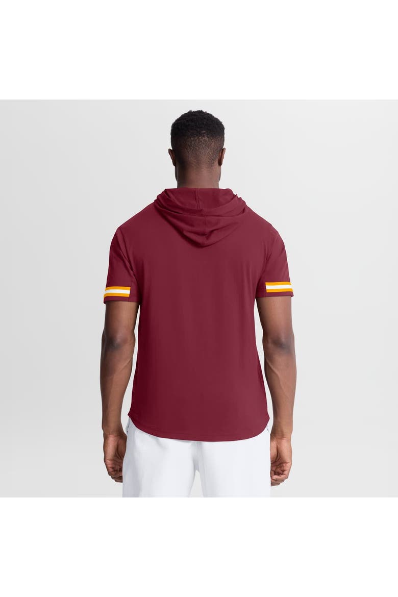 Men's Fanatics Burgundy Washington Commanders Optimal Play Short Sleeve Hooded T-Shirt, Alternate, color, Burgundy