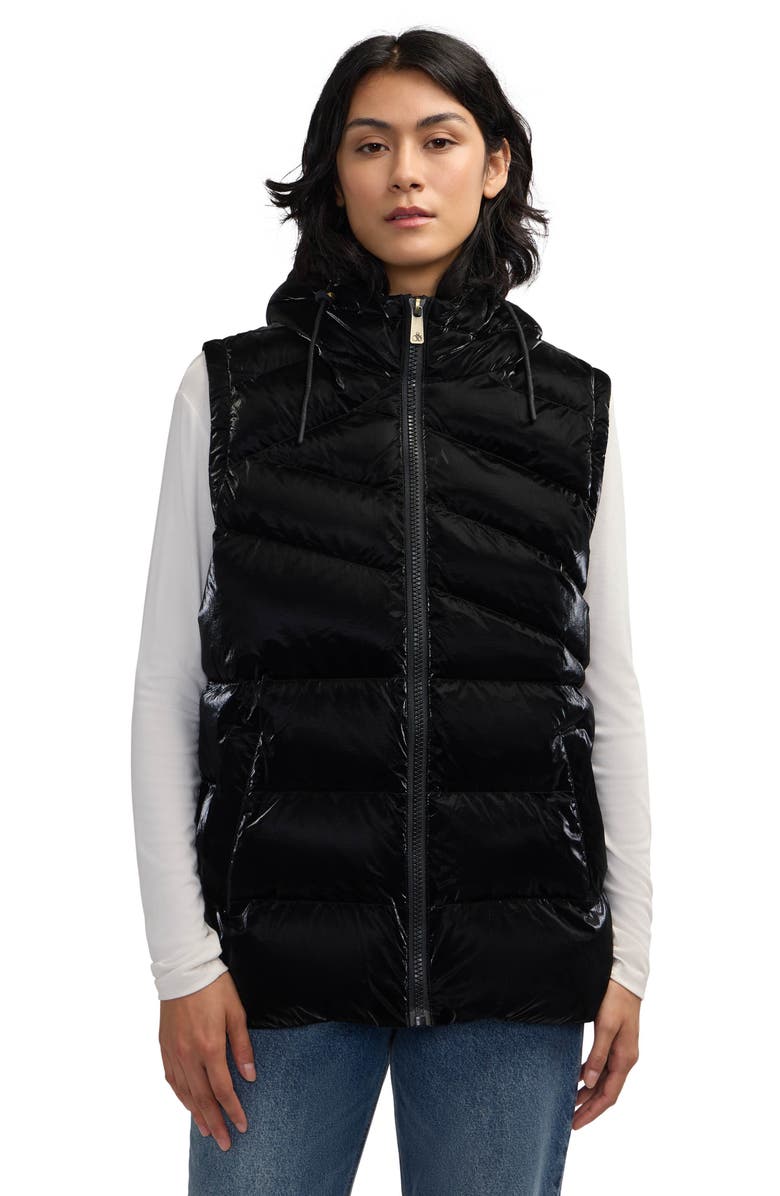Scotch & Soda Schyler Boxy Water Repellent Puffer Jacket, Alternate, color, Black