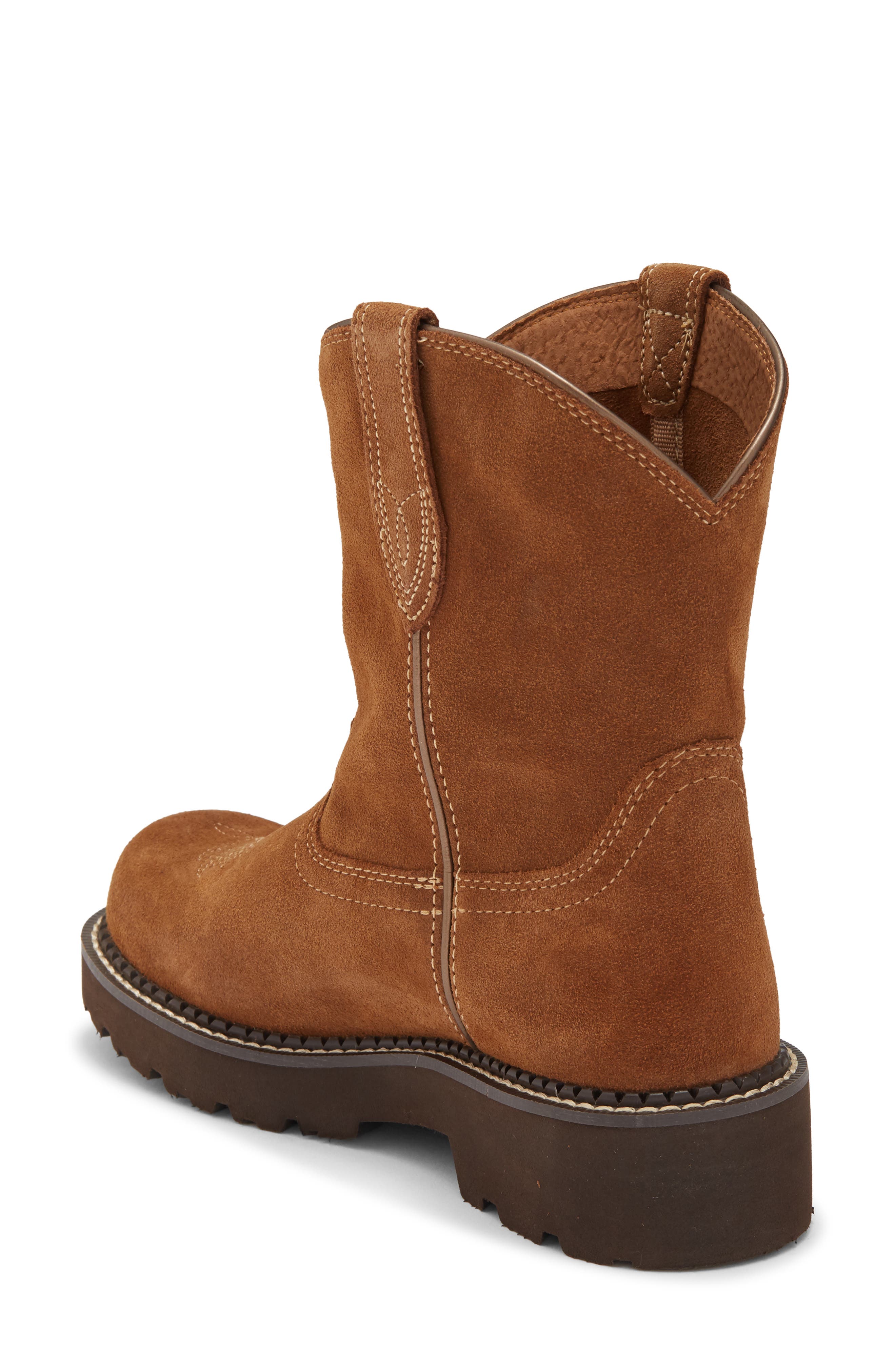 Fatbaby Slouch Western Boot, Alternate, color, CRUSHED PEANUT
