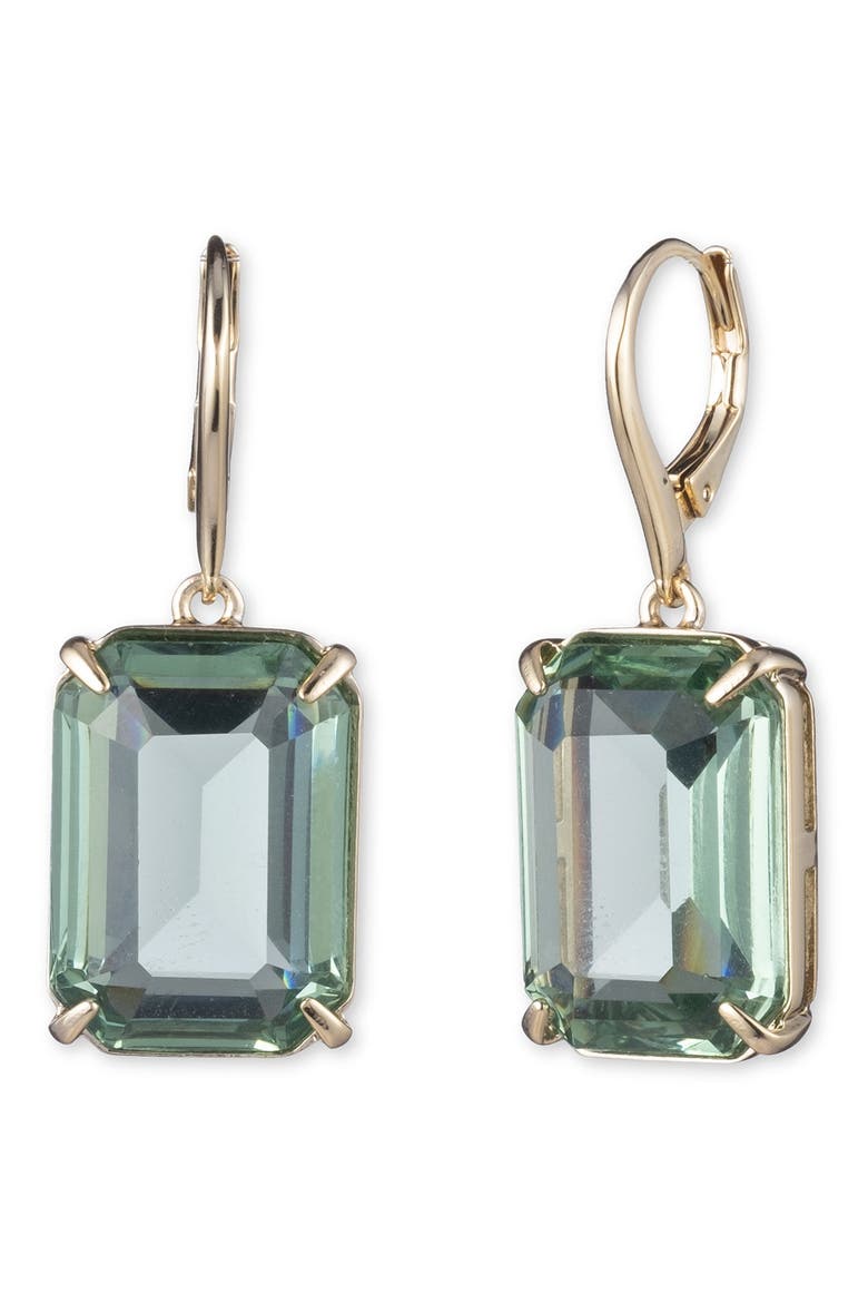 Erinite Drop Earrings, Main, color, GREEN