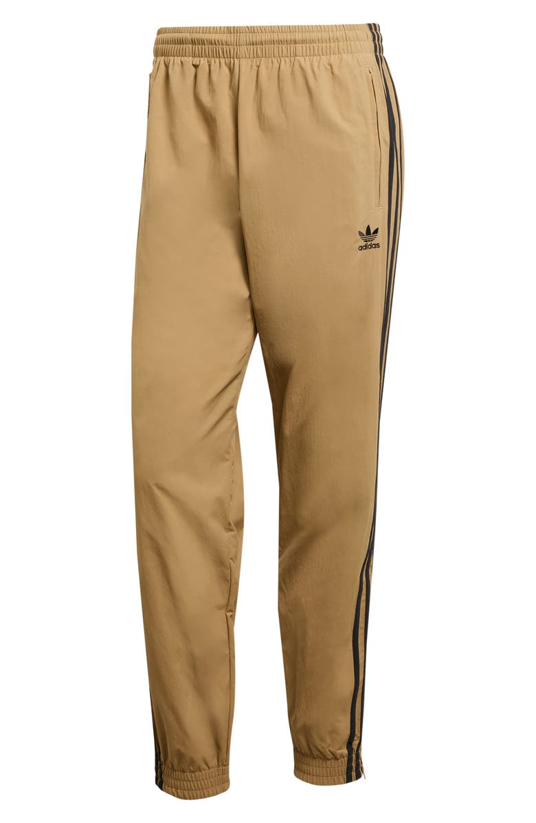 adidas Firebird Recycled Nylon Track Pants, Alternate, color, Cardboard/ Black