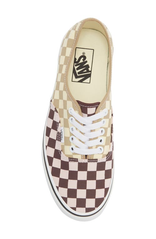 Vans Authentic Sneakers Check Mix Multi In Black