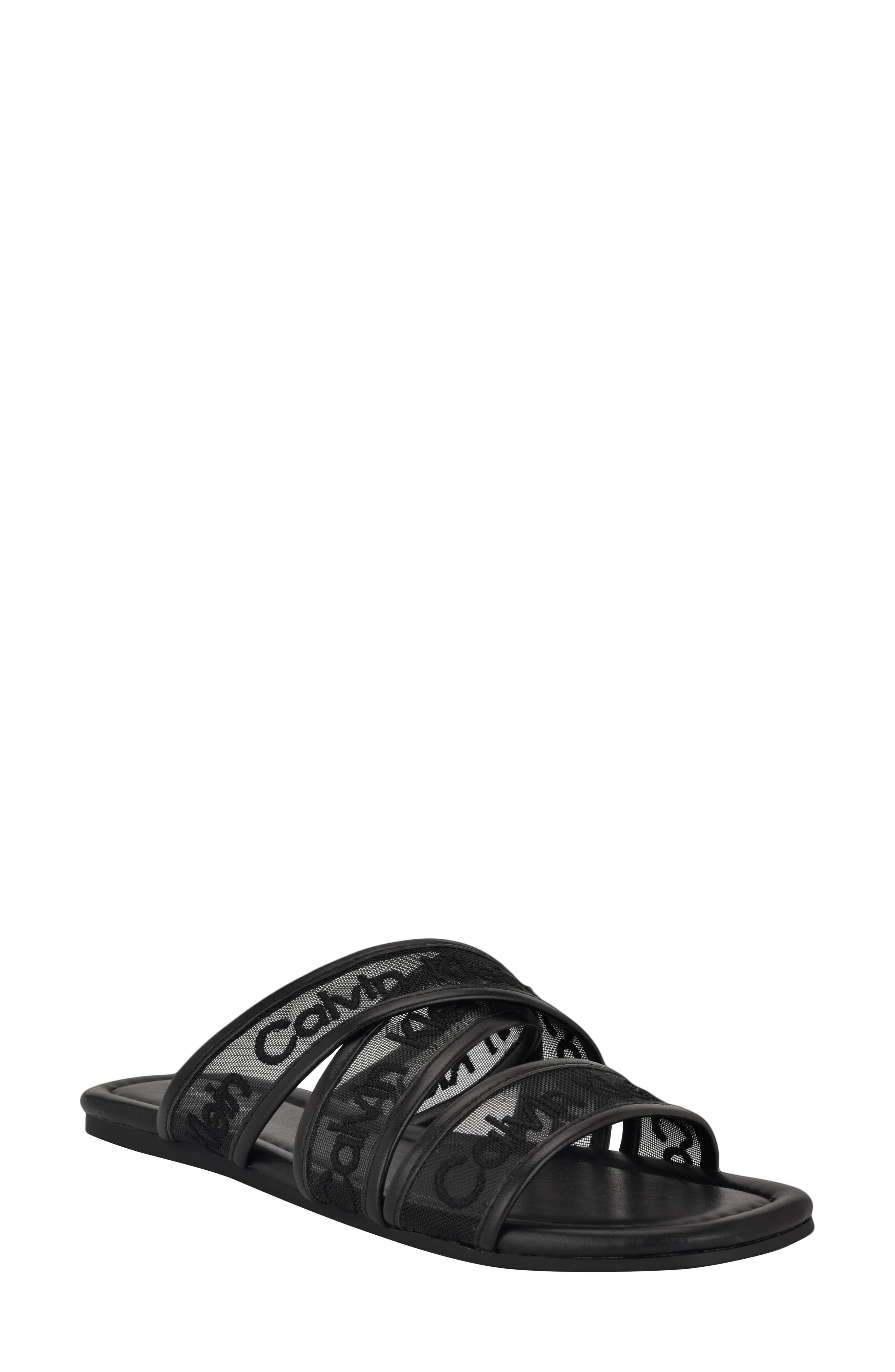 Calvin Klein Bestina Slide Sandal, Main, color, 