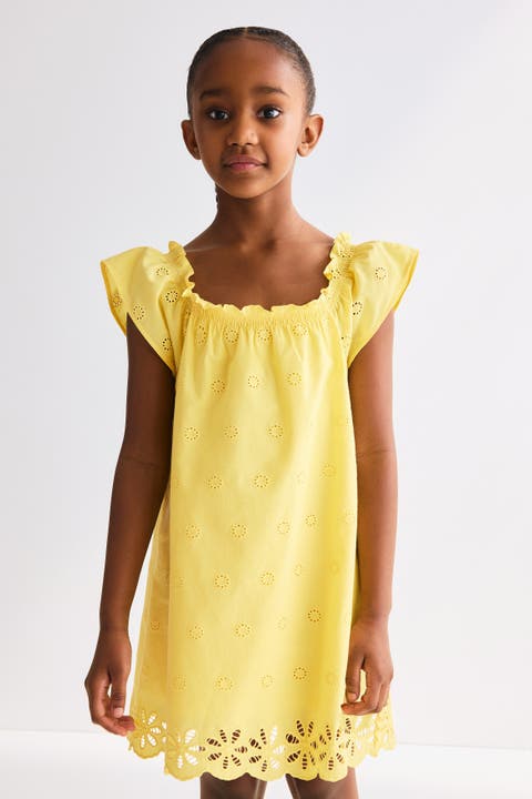 Broderie Anglaise Cotton Dress