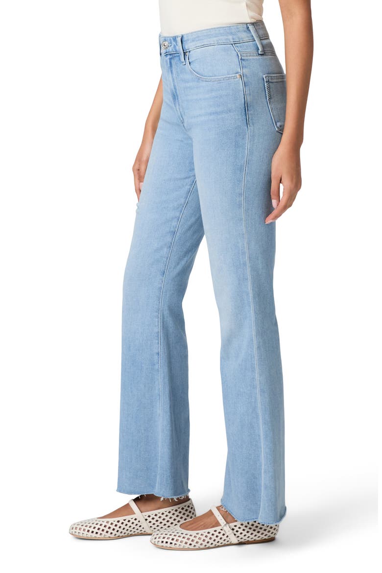 Marlow High Waist Skimmer Flare Jeans, Alternate, color, SANTORINI SKY