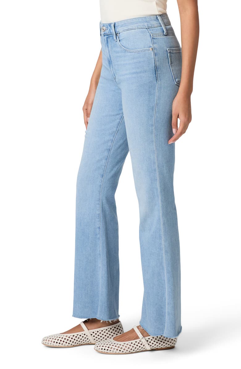 PAIGE Marlow High Waist Skimmer Flare Jeans, Alternate, color, Santorini Sky