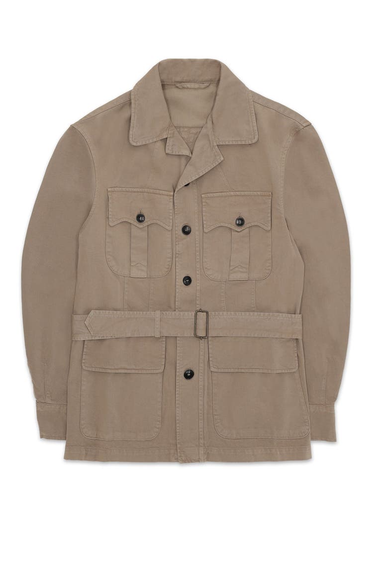 Clint Cotton Sahariana Jacket, Main, color, Camel