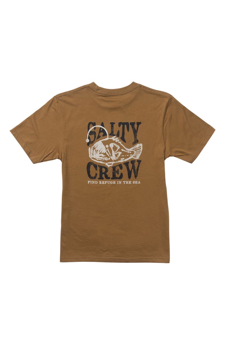 Salty Crew Kids' Briny Boys Graphic T-Shirt, Alternate, color, Caramel