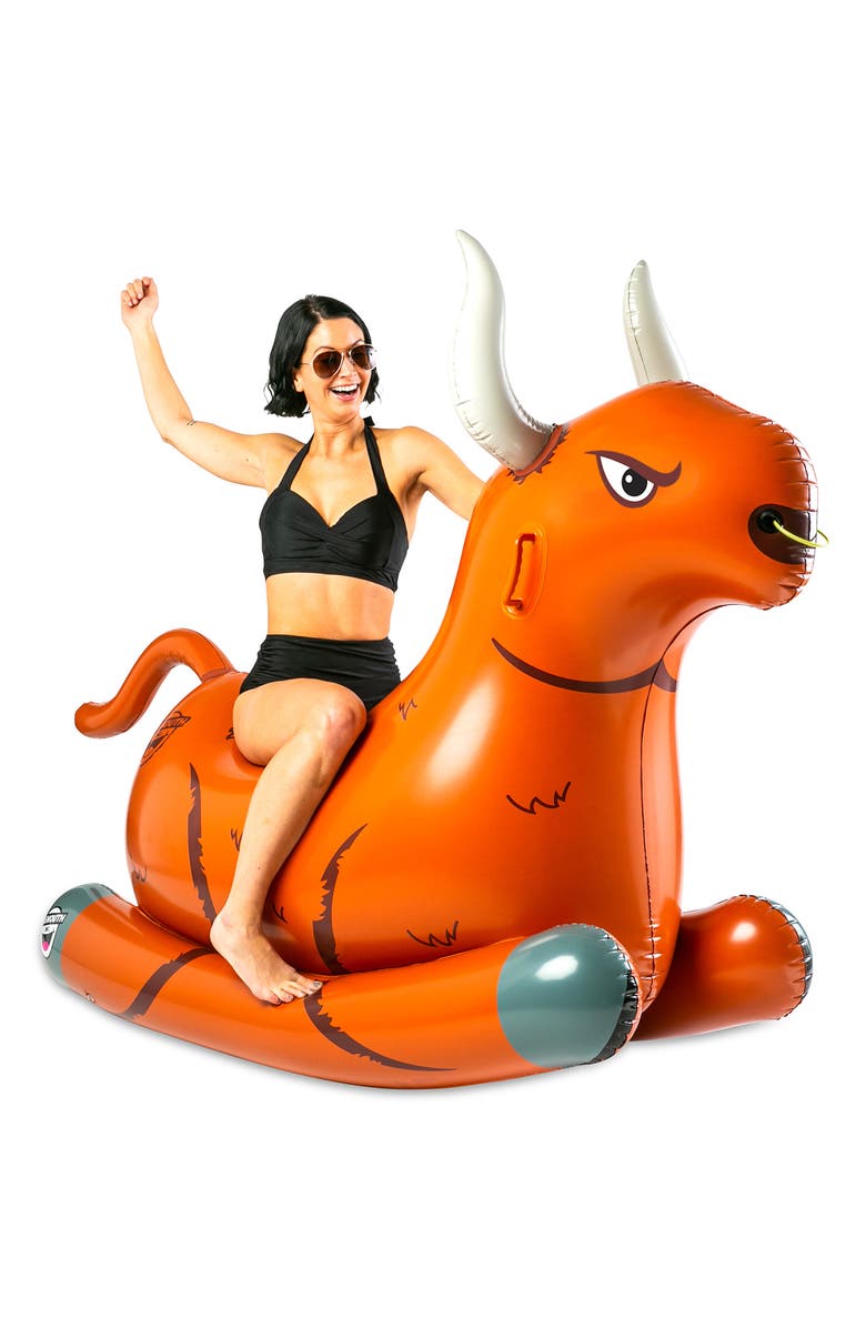 BigMouth Inc Bull Rocker Pool Float, Alternate, color, 