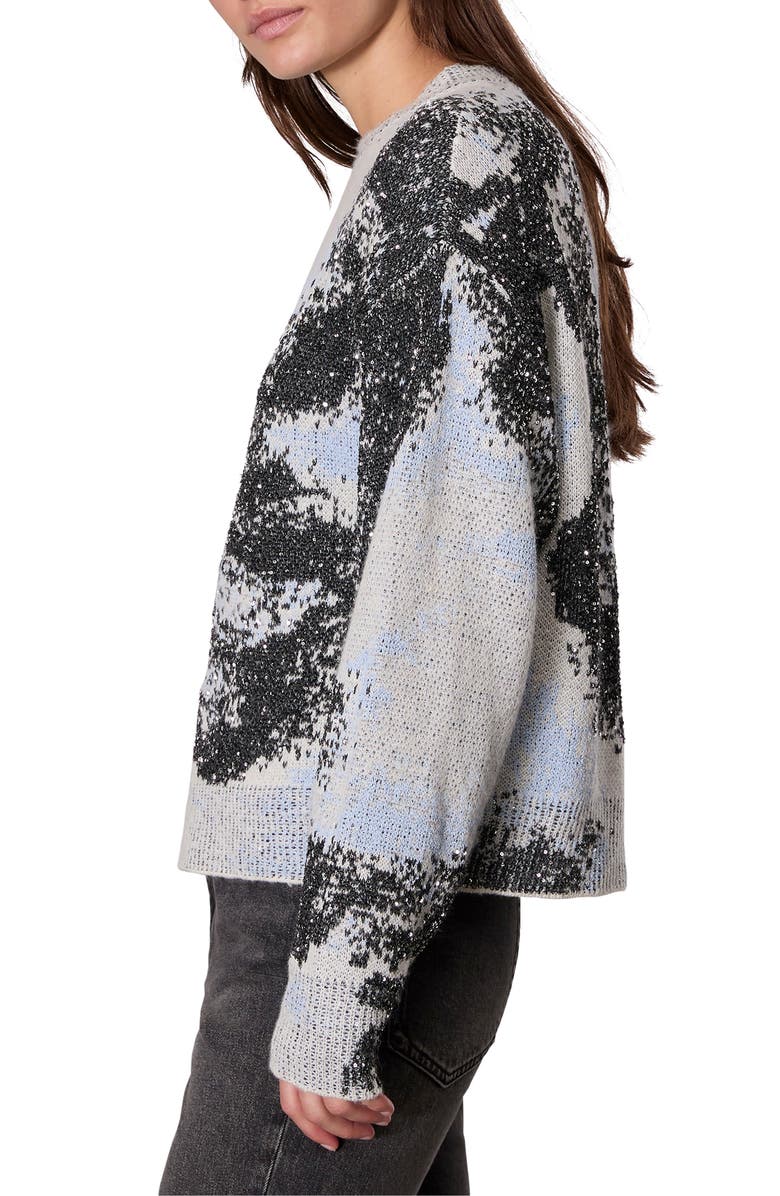 rag & bone Estelle Sequin Sweater, Alternate, color, 