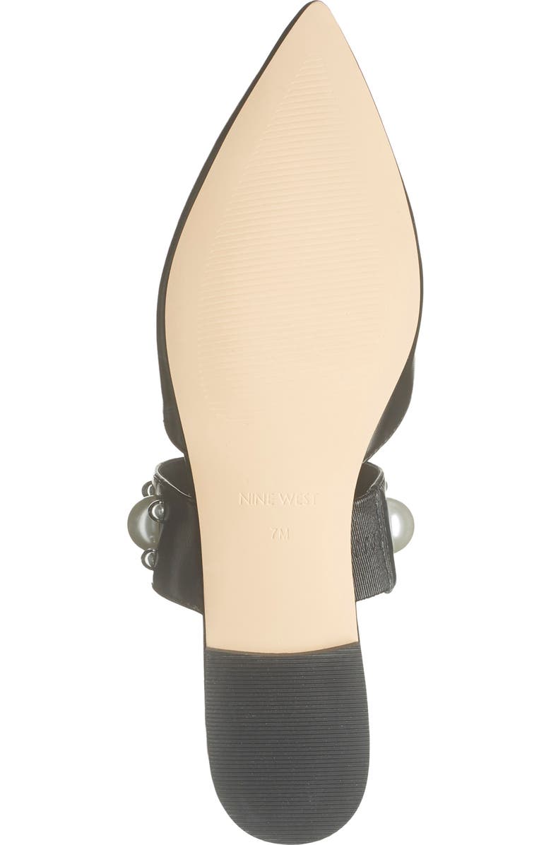 Nine West Studded Pointed Toe Slide, Alternate, color,