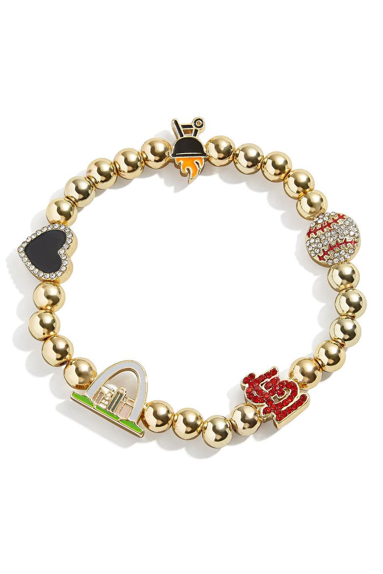 St. Louis Cardinals Localized Pisa Bracelet, Main, color, Gold