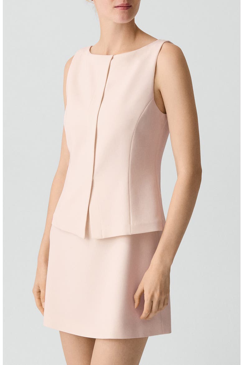 Boat Neck Minidress, Alternate, color, SHEER PINK