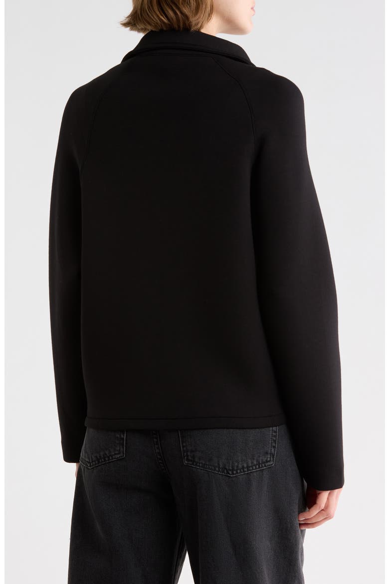 Full Zip Sweatshirt, Alternate, color, BLACK