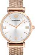 Emporio Armani Mesh Strap Watch, 32mm